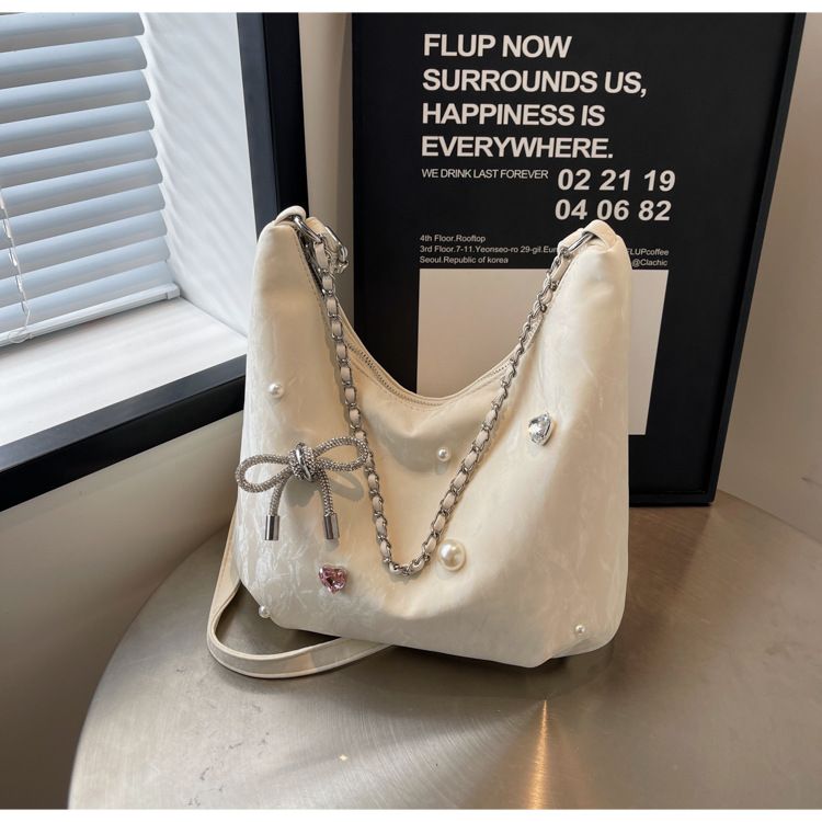 Women's Bags Students' Large Capacity Bags For Class, Women's New Style Korean Tote Bags, Versatile Shoulder Messenger Bags, Commuter Bags_voghion.com