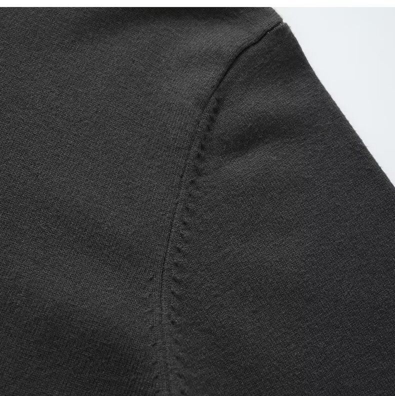 Maglioni a collo alto da uomo per autunno/inverno, maglie calde oversize di marca alla moda, maglie di base spesse per adolescenti_voghion.com