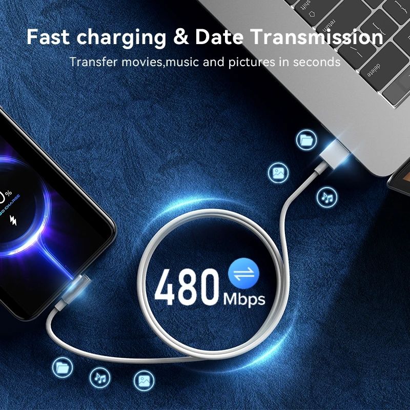120W Fast Charger Xiaomi 14 13 11 Pro Ultra Lite USB A To Type C Quick Charging Phone Cable For Redmi Note 12_voghion.com