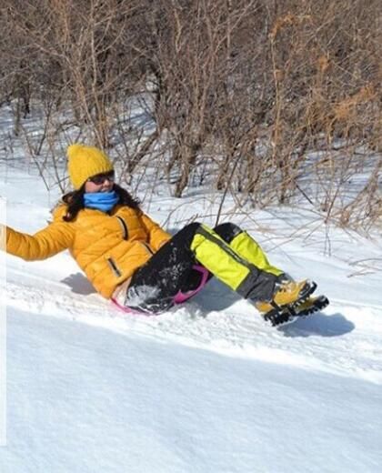 60 Silk Snowboard Foldable Mini Multi-Functional Ski Hollow Handle Freestyle Directional Children's Sandboard_voghion.com