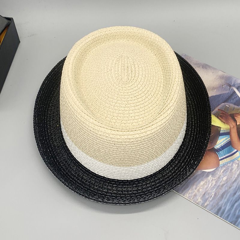 neie Stréihut fir Männer a Fraen, Jazz Hut, britesch Sonneschutz, Rees a Vakanz Moud Hut, trendy Hut, Ring Hut_voghion.com