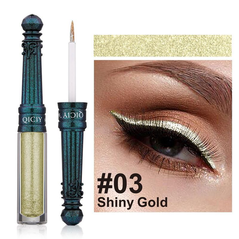 Caneta delineadora QICIY+6 cores brilhante, não borra, versão em inglês, MSDS, FDA_voghion.com