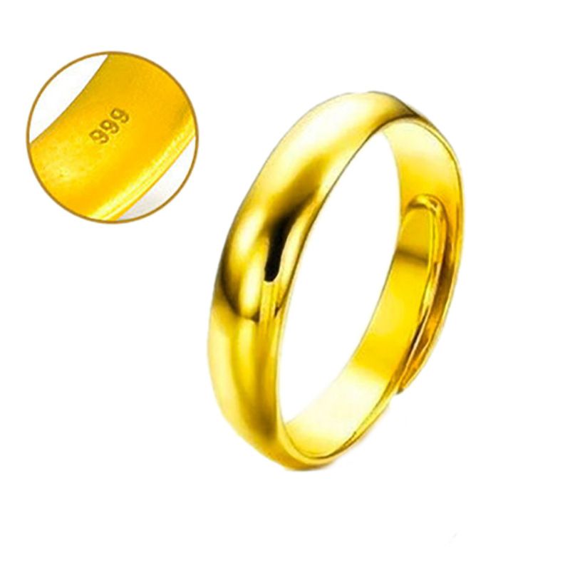 Vietnamese Sand Gold Women, Plated In Monotonous Color, With An Open Mouth Ring That Remains Colorfast For A Long Time._voghion.com