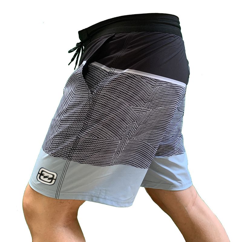 Men's Quick-Drying Elastic Leisure Fishing Four-Sided Elastic Men's Printed Surfing Beach Pants_voghion.com