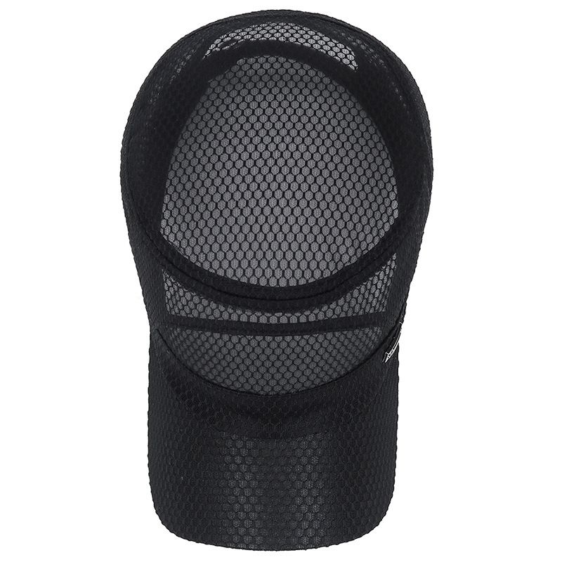 Men's Summer Hat Mesh Military Flat Top Snapback Adjustable Baseball Cap Cadet Army Man Breathable Trucker Caps_voghion.com