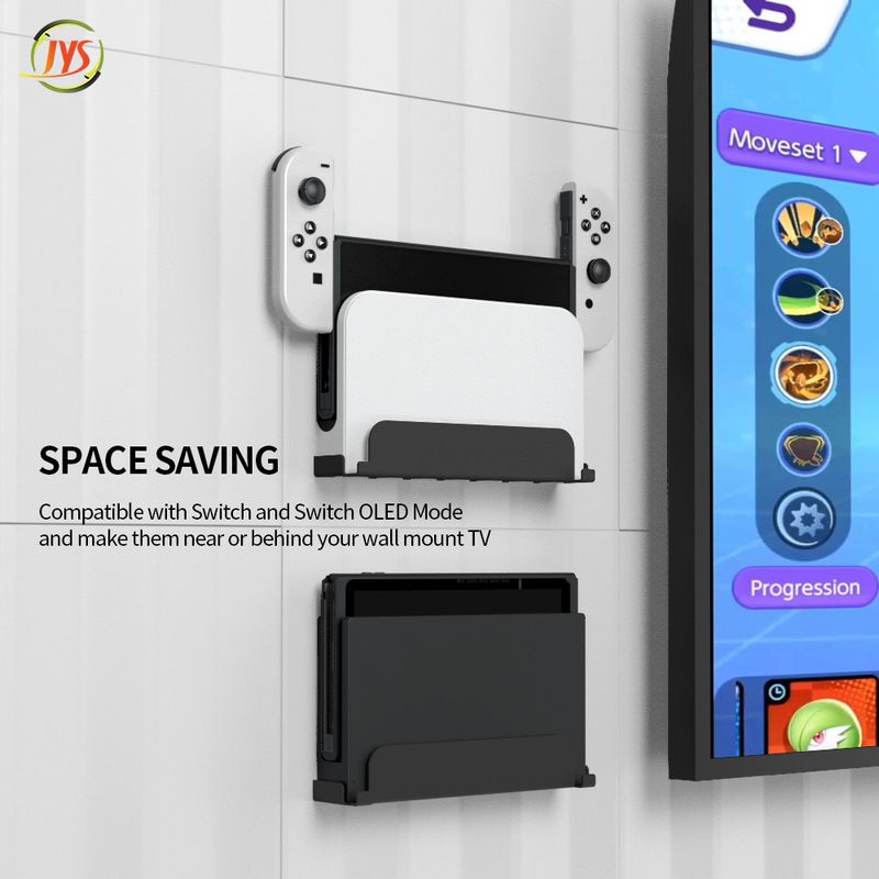 Wandhalterung für Nintendo Switch, Konsole, Switch Dock, Halterung, Unterstützung für Nitendo Switch OLED-TV-Dock, Zubehör_voghion.com