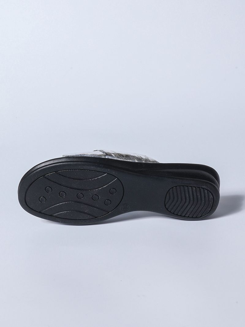 Nuovi sandali con zeppa a bocca di pesce, pantofole con una linea, pantofole da donna taglie forti, scarpe dorate_voghion.com