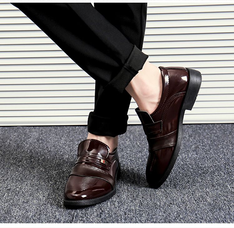 Pantofi din piele pentru bărbați, toamnă și iarnă, pantofi din piele pentru bărbați, pantofi din piele casual, pantofi de afaceri, pantofi din piele, stil coreean, pantofi la modă pentru miri și cavaleri de onoare_voghion.com