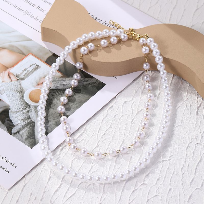 Multi schicht unregelmäßigen perlenkette, speziell geformte retro Barock perlenkette schmuck high-end_voghion.com