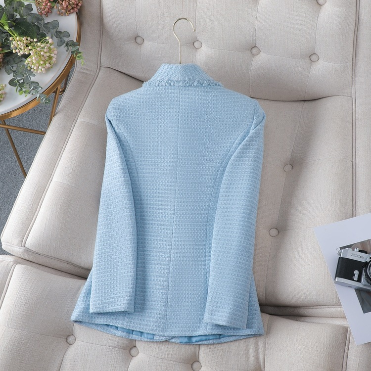 Abbigliamento da donna, nuovo stile, top di alta gamma, abito in tweed con temperamento_voghion.com