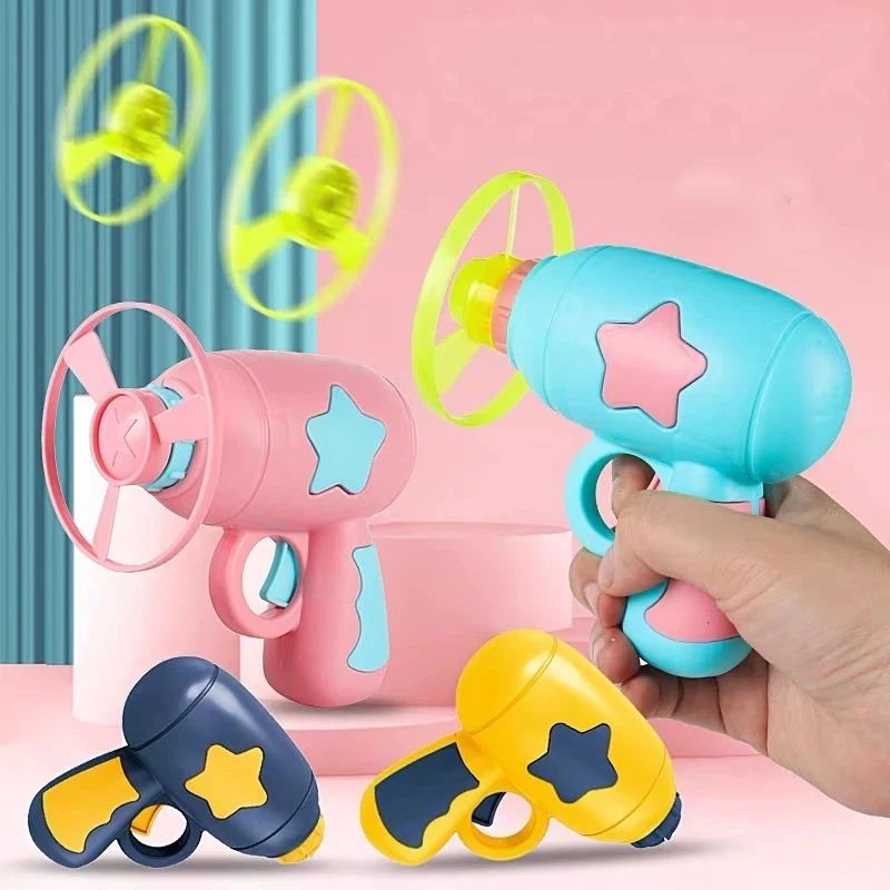 Komik Kedi Oyuncağı Etkileşimli Fırlatma Evcil Hayvan Eğitim Oyuncağı Yavru Kedi Mini Uçan Disk Atış Silahı Kovalama Oyunları Kedi Oyuncakları Evcil Hayvan Malzemeleri_voghion.com