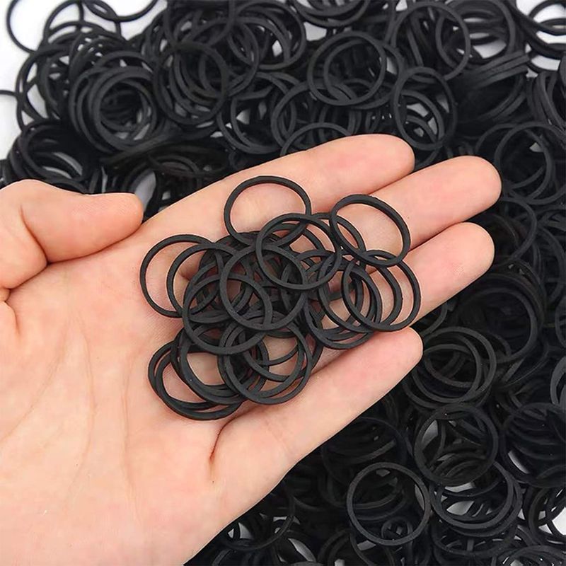 Küçük İthal PU Lastik Bant Saç Halkası Çocuk Saç Örgü Lastik Bant Yüksek Elastikiyet Dayanıklı Yaşlanma Karşıtı Deri Kılıf_voghion.com