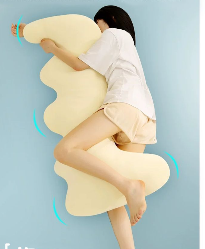 Cuscino lungo per dormire in seta di ghiaccio estivo per ragazze, cuscino per gambe del letto per ragazzi, cuscino per dormire di lato, cuscino da comodino_voghion.com