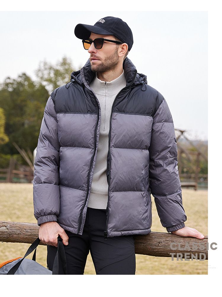 Giacca invernale da uomo con cappuccio, antivento, calda e alla moda, imbottita, per esterni, per ragazzi_voghion.com