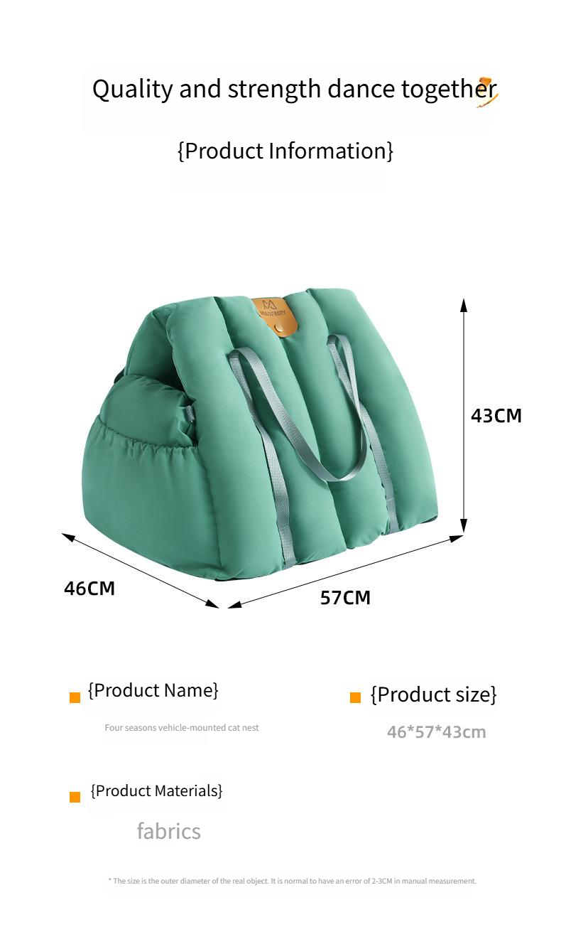 Lettiera per gatti portatile da viaggio, universale, per tutte le stagioni, antivento e calda, integrata, per auto e uscite._voghion.com