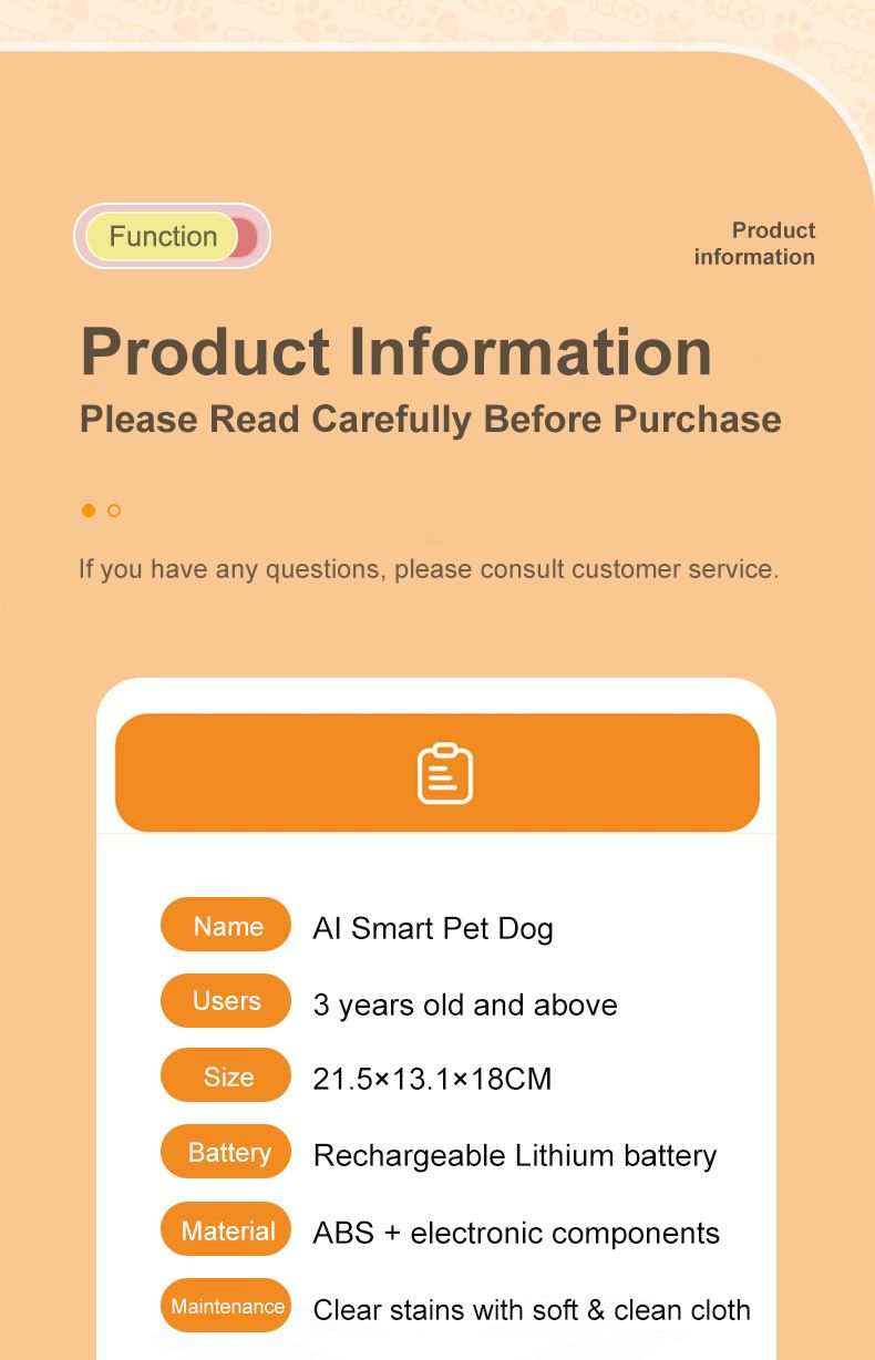 Smart Robotic Dog For Kids Interactive Remote Control Electric Toy With Educational Features For Boys And Girls_voghion.com