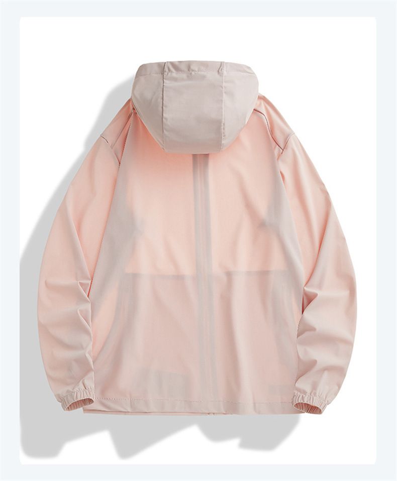 Summer Couple Ice Silk Sunscreen Clothes Cool And Breathable Versatile Jacket Men's And Women's Light And Thin Breathable Outdoor Sunscreen Clothes_voghion.com
