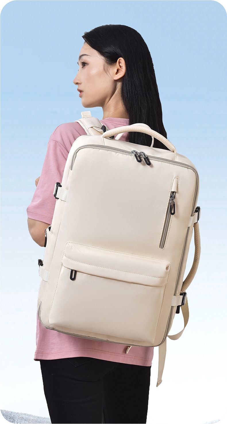 Mochila masculina da moda com toque de alta qualidade, mochila de viagem moderna feminina de grande capacidade, bolsa de computador à prova d'água_voghion.com