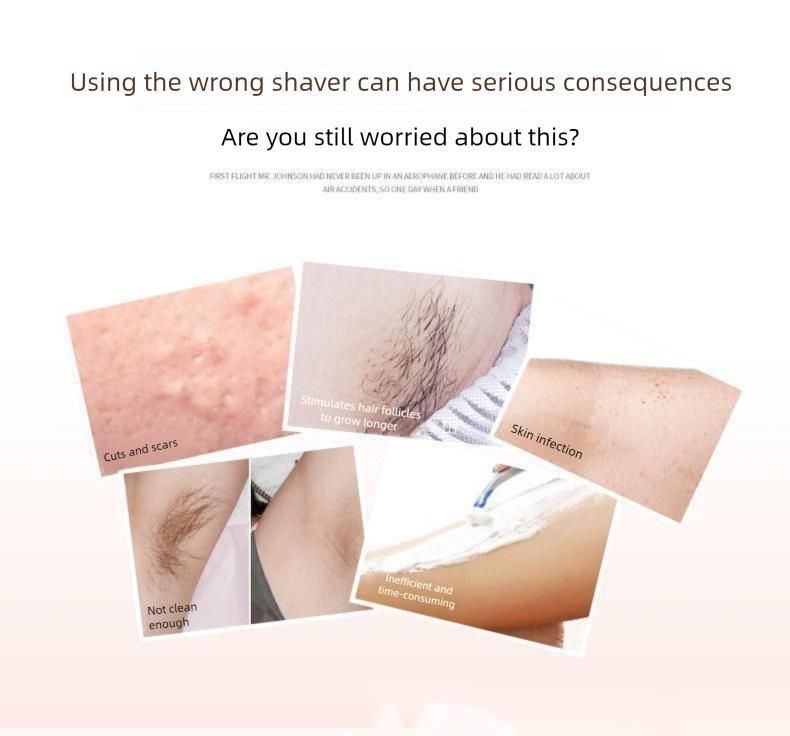 4-in-1 Women's Eyebrow Trimmer - Sideburns Nose Lip Armpit Hair Portable USB Rechargeable_voghion.com