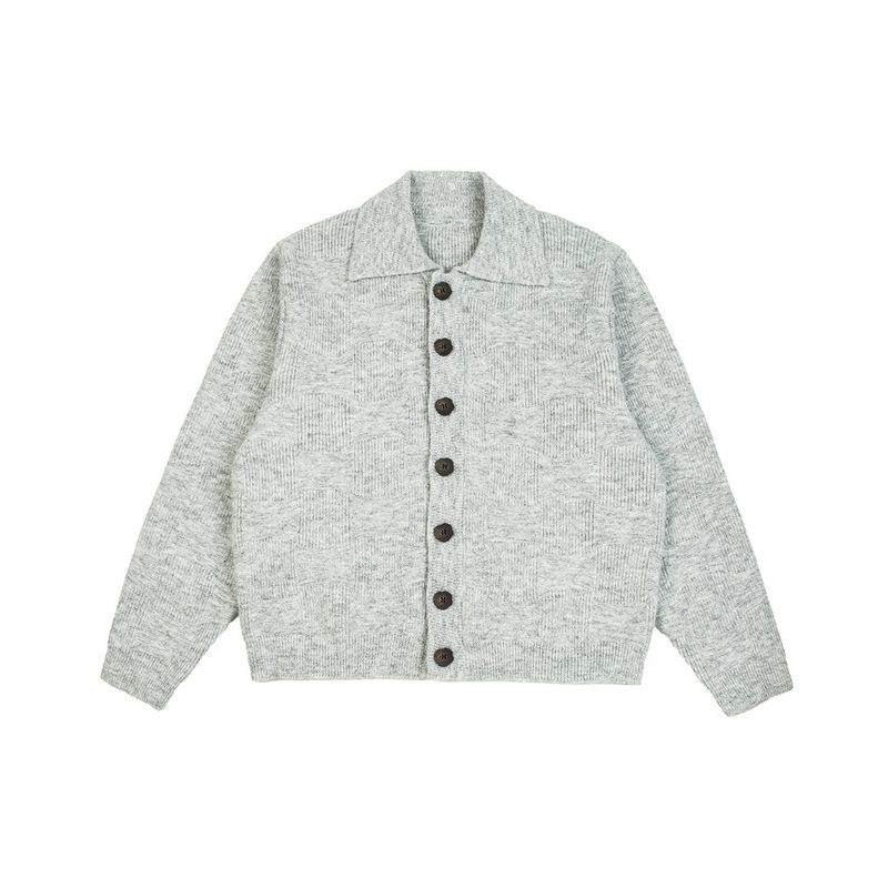 UTiiTUii Autumn Winter Cardigan Trendy Knitted Wool Men Versatile Turn-Down Collar Lazy Style Sweater Jacket 012_voghion.com