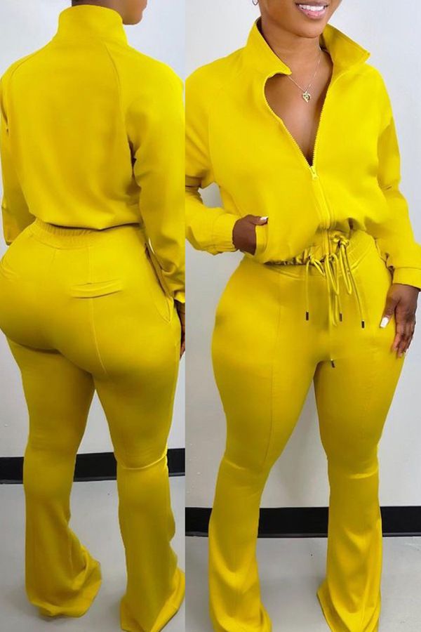 S80080 Neue Damenmode Casual Zweiteiliges Sport-Set_voghion.com