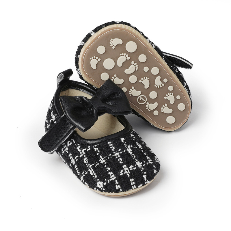 Frühling und Herbst Low Top dicke Sohlen Babyschuhe für Mädchen Babyschuhe weiße rutschfeste Prinzessin Wanderschuhe_voghion.com