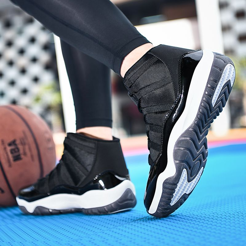 Scarpe da ginnastica traspiranti in rete da basket da allenamento professionale di alta qualità per uomo e adolescente, scarpe da ginnastica alla moda e alla moda, antiscivolo_voghion.com