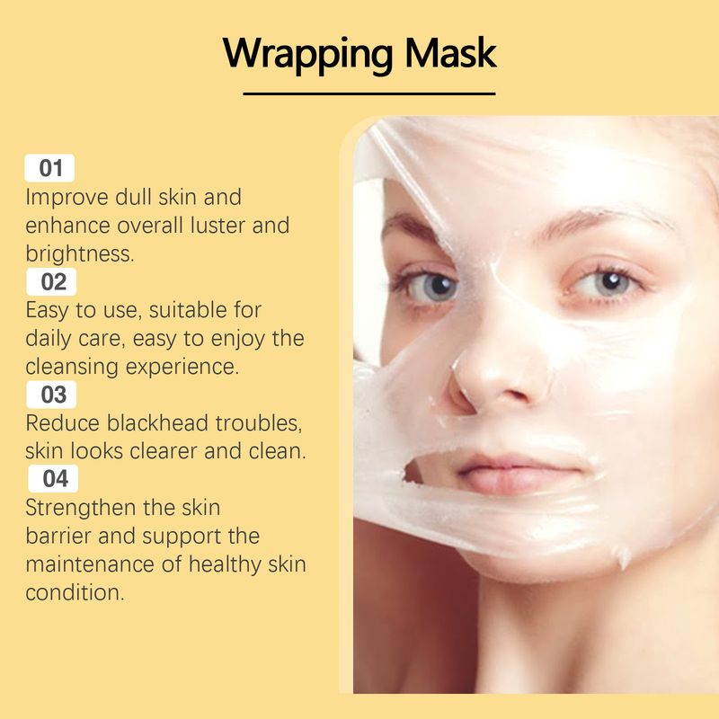 Maschera viso Hoygi al collagene, esfoliante, nutriente, idratante e rassodante._voghion.com