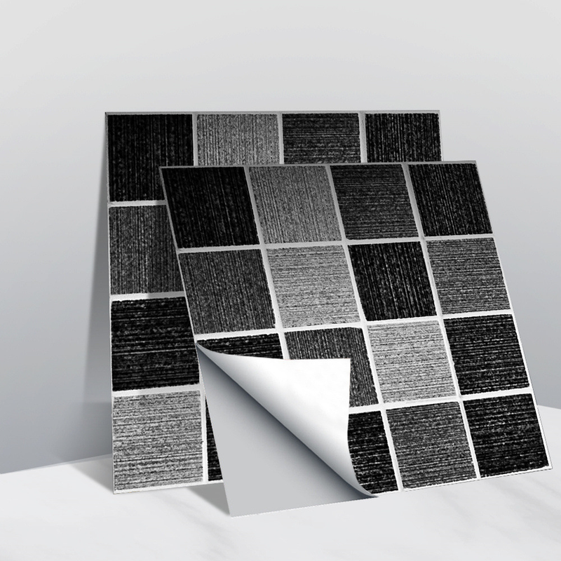 MSC077-0923D Mosaik Krystal Flise Klistermærke Glas Tile DIY Vandtæt selvklæbende vægklistermærke_voghion.com