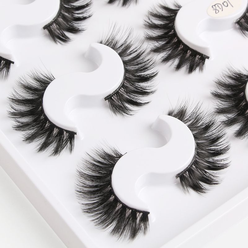 MAGEFY 9 Pairs Of Artificial Makeup Tools Thick False Magnetic Eyelashes_voghion.com