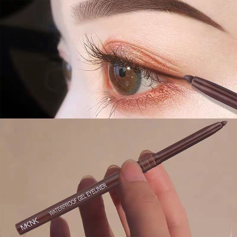Eyeliner Gel Matita opaca Bianco Nero Marrone Impermeabile Duraturo Non sbavato Penna eyeliner baco da seta sdraiata a prova di sudore_voghion.com