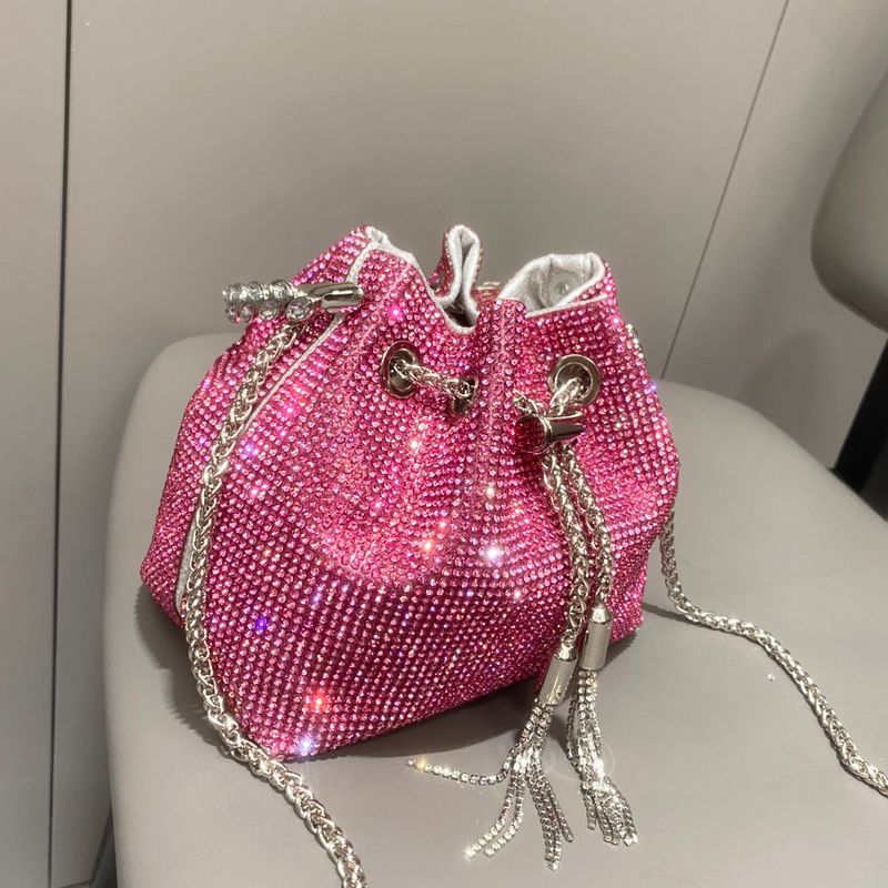 Portemonnees en handtassen voor vrouwen Luxe designer bucket clutch avondtas bankettas kristal strass schoudertassen_voghion.com