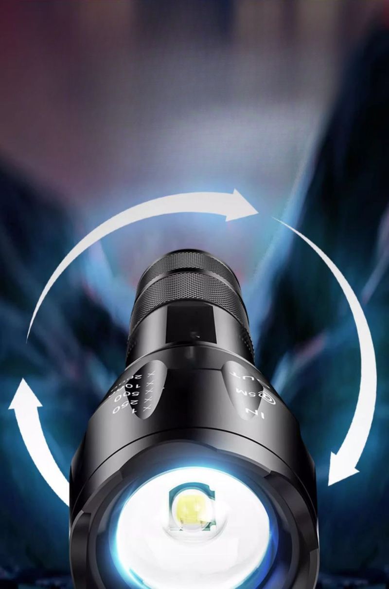 LED-Fahrrad-Nachtfahrt-Front-Taschenlampe, superhell, starkes Licht, wiederaufladbar, für den Außenbereich, Dual-Purpose-Fahrradausrüstung_voghion.com