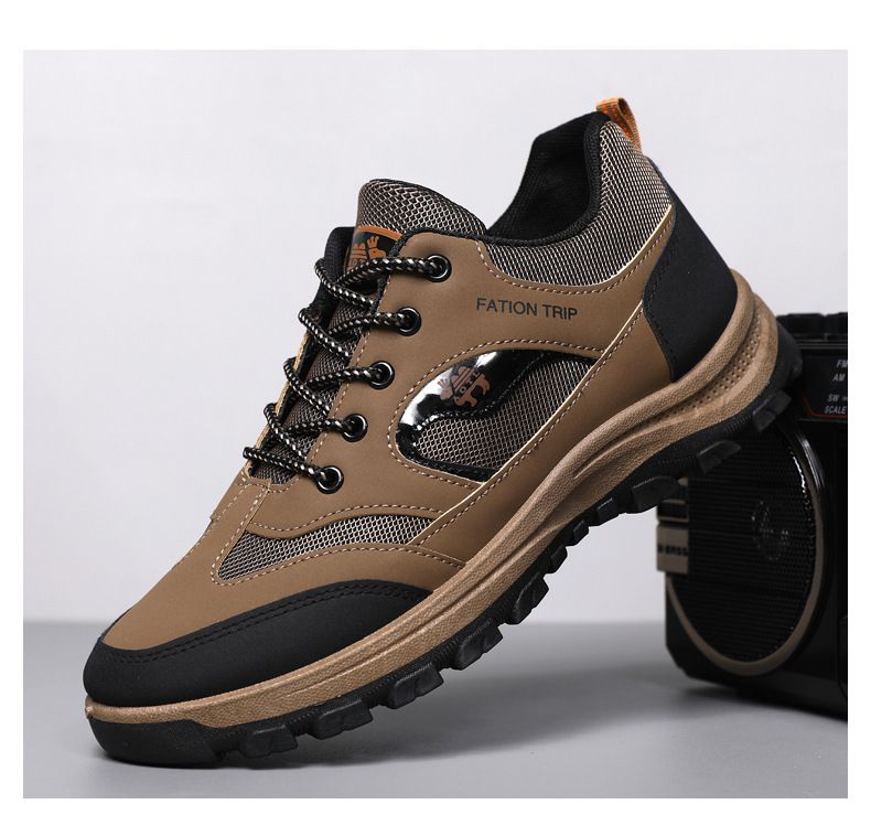 Scarpe da trekking da uomo, in cotone, per autunno e inverno, taglia extra large, casual, sportive, da lavoro, per escursioni all'aperto, da passeggio_voghion.com