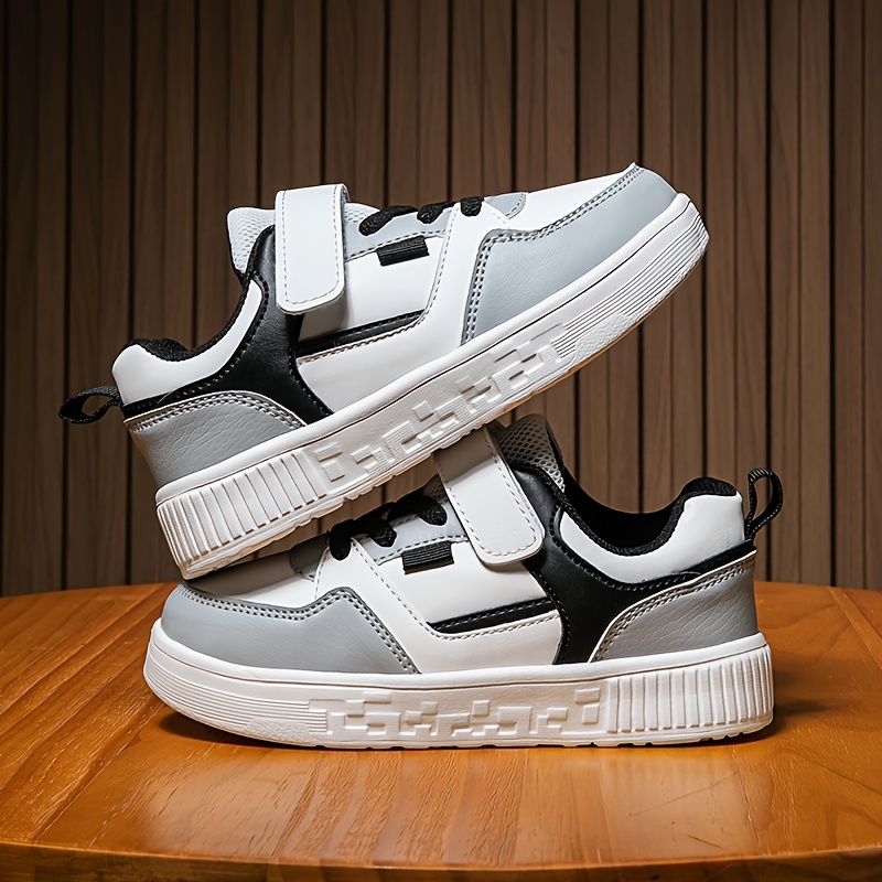 Lässige Low-Top-Skateboardschuhe für Jungen, bequeme, rutschfeste Sneakers für alle Jahreszeiten_voghion.com