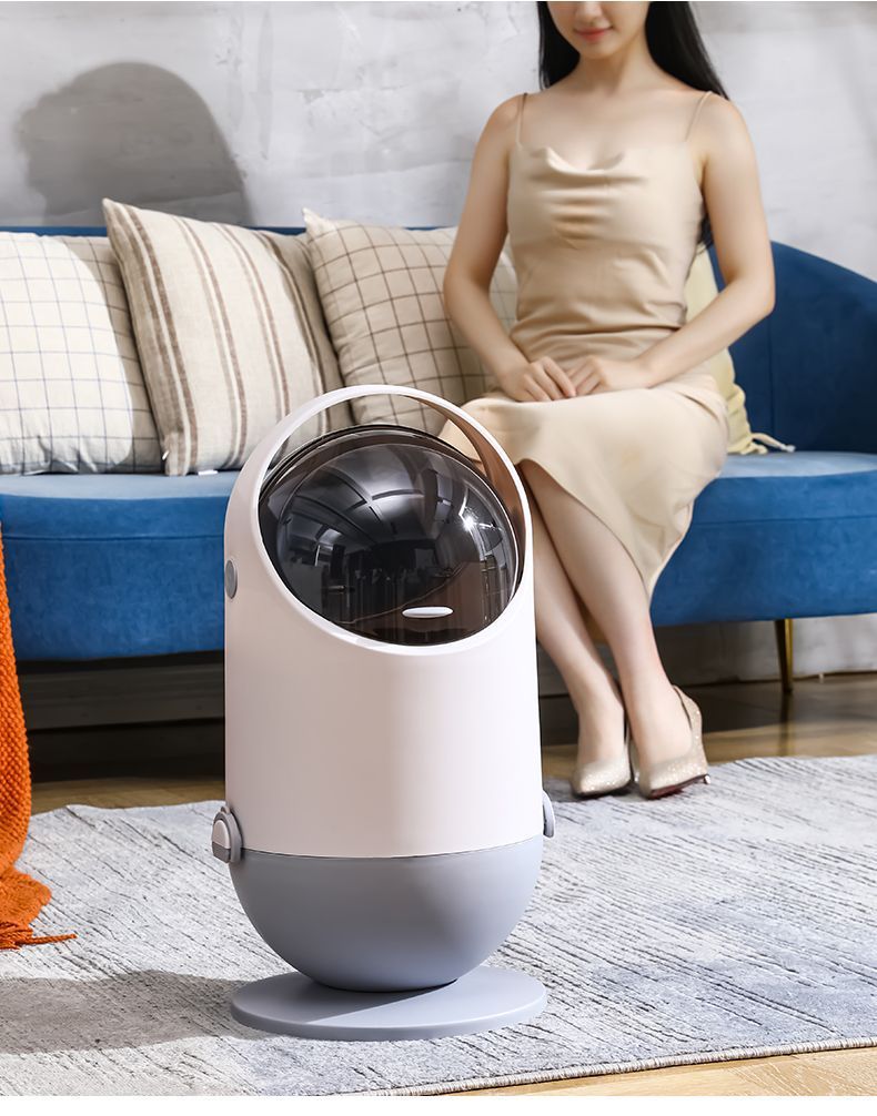 Flip-top Trash Can Household Bathroom Wastebasket Kitchen Living Room Astronaut Robot Toilet Paper Basket_voghion.com
