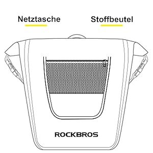 Bolsa portaequipaje ROCKBROS, bolsa para alforjas, juego de bolsas impermeables para bicicleta_voghion.com