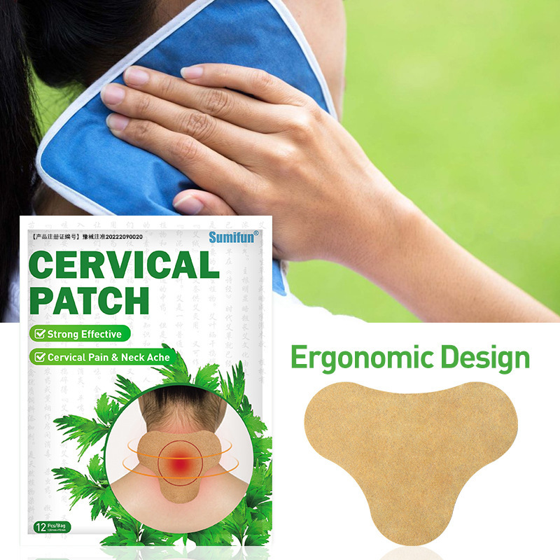 cervical spine Sumifun plaster, bag of 12 pieces, K04801_voghion.com