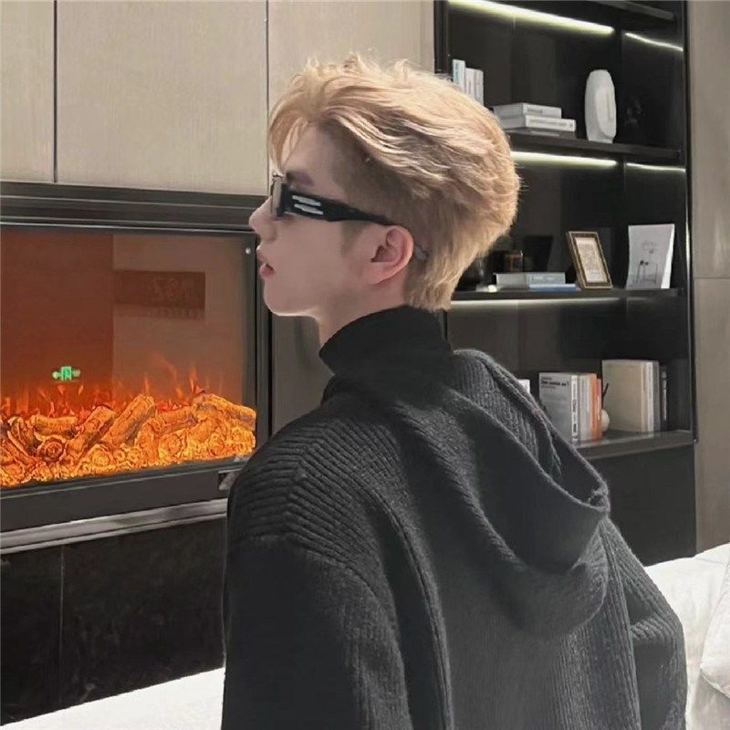 LazyZoom Export New Arrival Square Fashion Hip Hop Men's And Women's Sunglasses Trend Street Snap Trendy Stylish_voghion.com