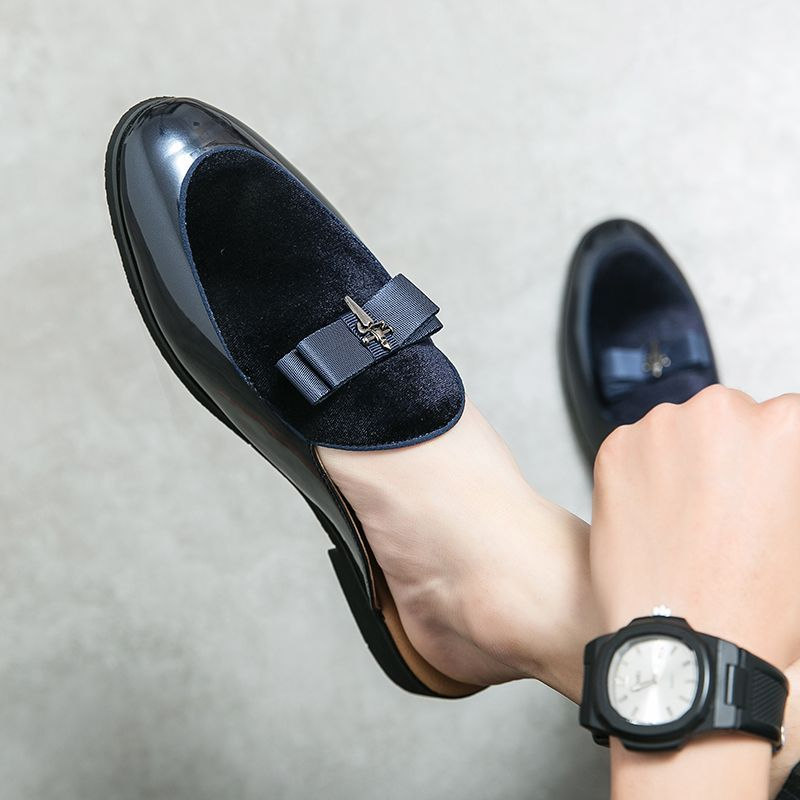 Italienesch Männer Pantoffelen Veloursleder Loafers Mokassinen Outdoor Sandalen Männer Casual Fir Männer Summer Designer Mark Schong_voghion.com