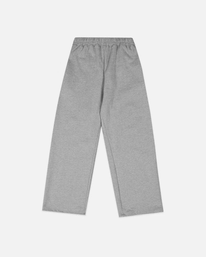 Autumn Winter Men's Comfortable Casual Loose Wide-Leg Long Pants Elastic Waistband Straight Fleece Sweatpants_voghion.com
