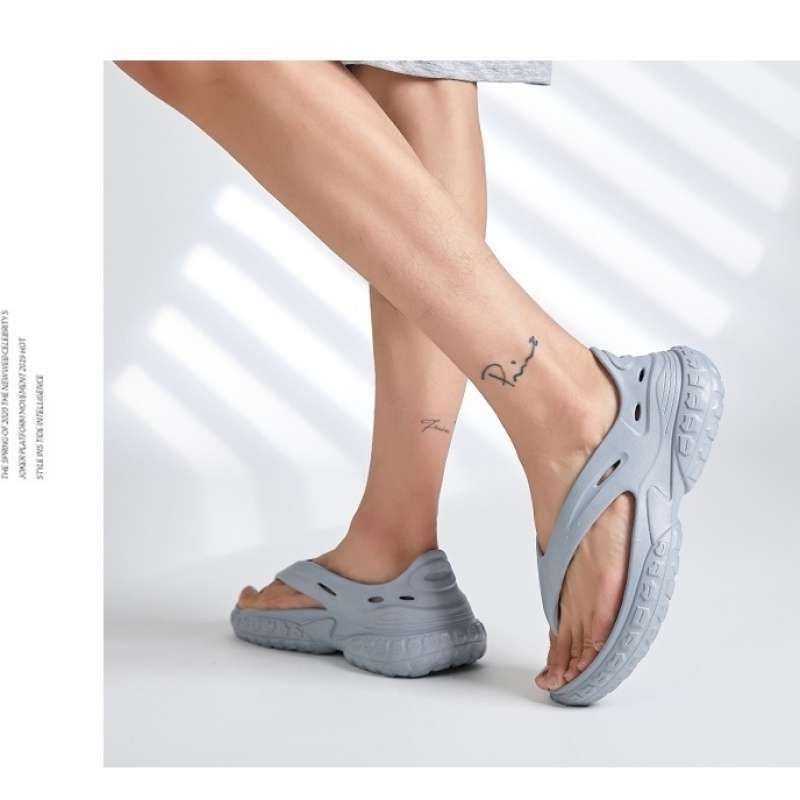 Infradito da uomo di qualità imbattibile con design scavato, altezza crescente, antiscivolo, per esterni, ultra morbide, suola spessa, sportive e_voghion.com