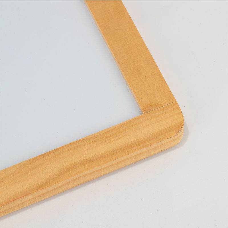 Pizarra pequeña de madera con leche, té, cafetería, escritura, pintura, mensaje colgante, tablero magnético en blanco y negro, decoración del hogar, tablero de dibujo_voghion.com