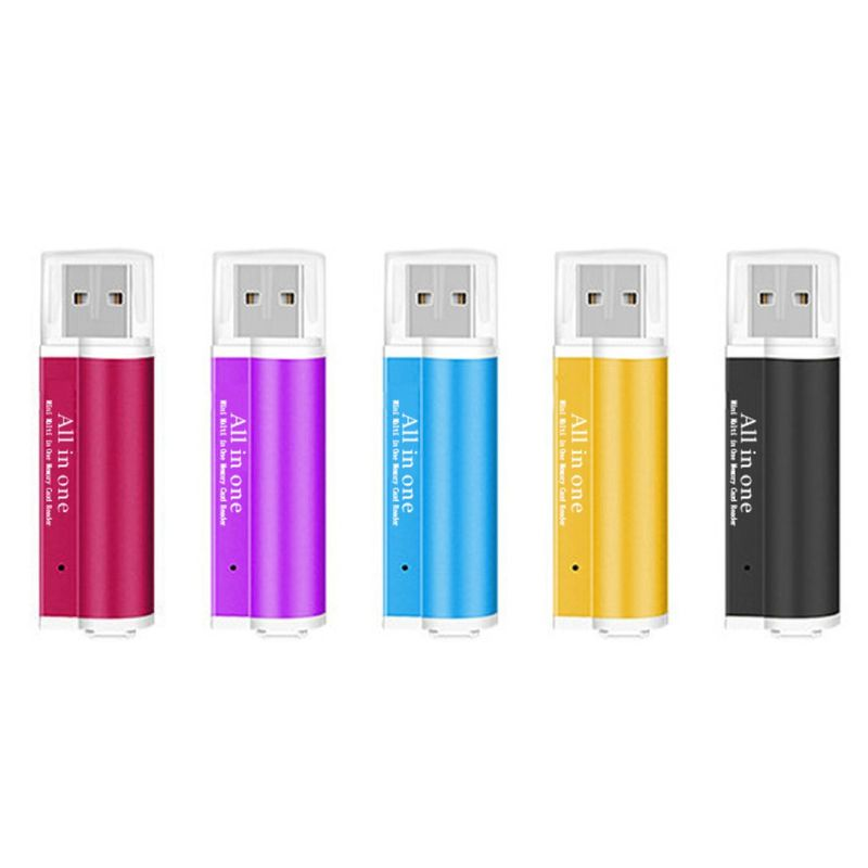 4 in 1 kannettava kannettava USB TF/MS/M2-kortinlukijasovitin tietokoneelle_voghion.com