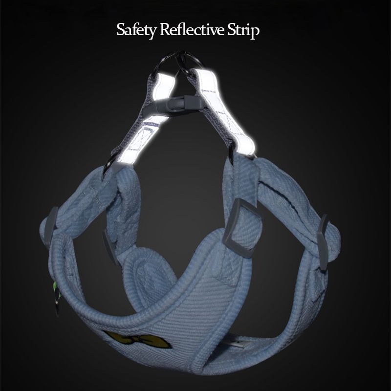 Pet Chest Soft Harness, Set Of Reflective Harnesses For Puppies And Kittens, Chihuahua Vest, Walking Accessories, Dog By PawParty Store_voghion.com