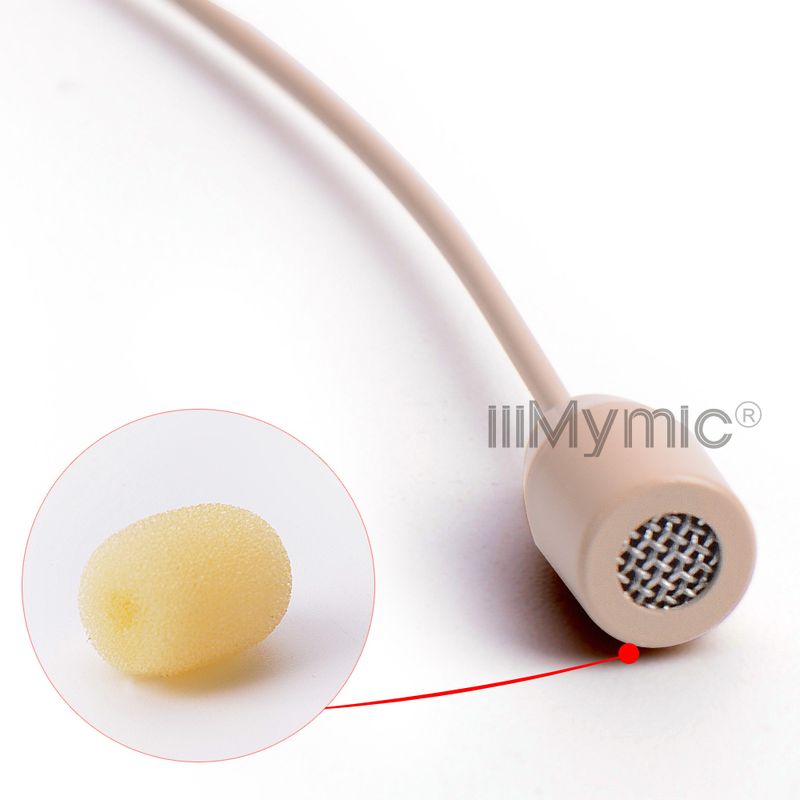 Microphone à condensateur omnidirectionnel iiiMymic Pro pour émetteur de poche sans fil Sennheiser 3,35 3,5 mm_voghion.com
