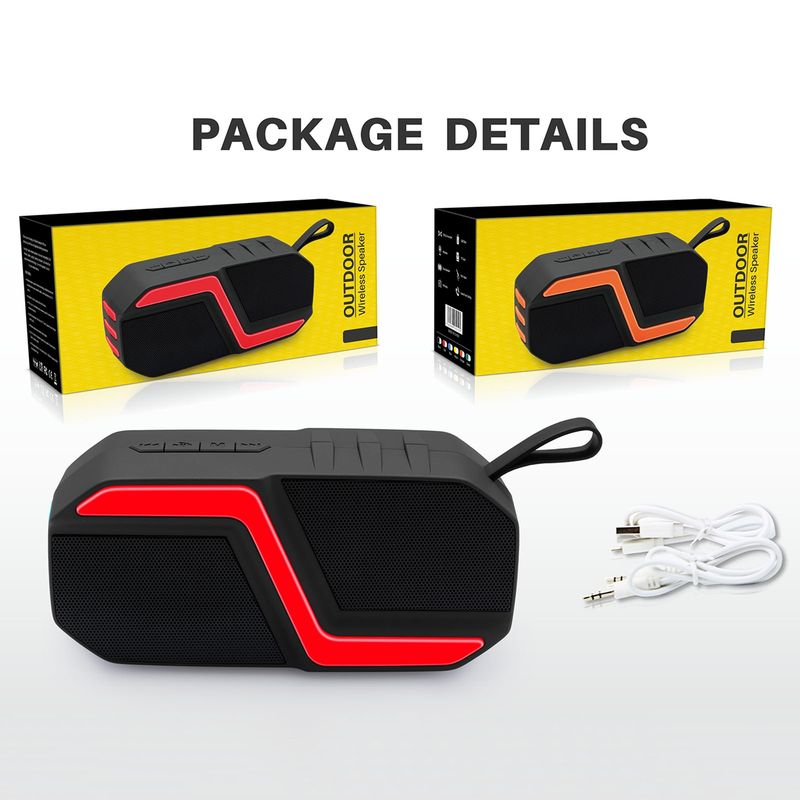 NowyRixing NR-5019 Zewnętrzny przenośny głośnik Bluetooth, obsługa połączeń głośnomówiących / karty TF / FM / dysku U (niebieski)_voghion.com