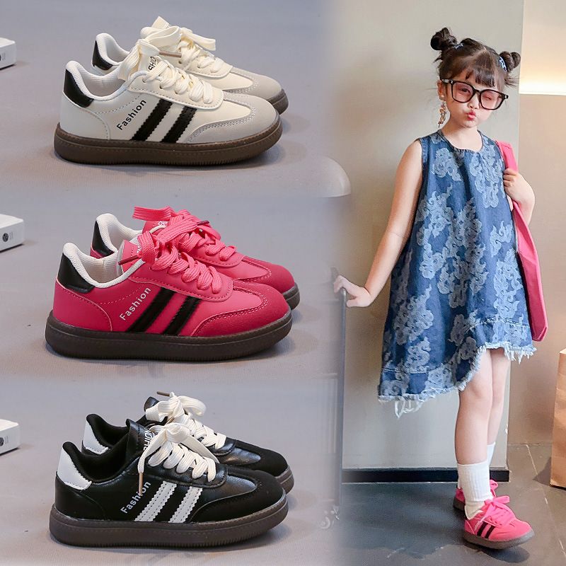 Children' Moral Training 2025 Autumn Edition Boy' Port Caual Board Girl' White Oft Ole Claic Forret Gump_voghion.com