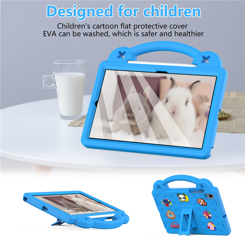 Panda Muster EVA Kunststoff PVC Fall Für Nokia T20 T 20 2021 10,36 zoll Fall Stoßfest Kickstand Tablet Kinder Griff Abdeckung Funda_voghion.com