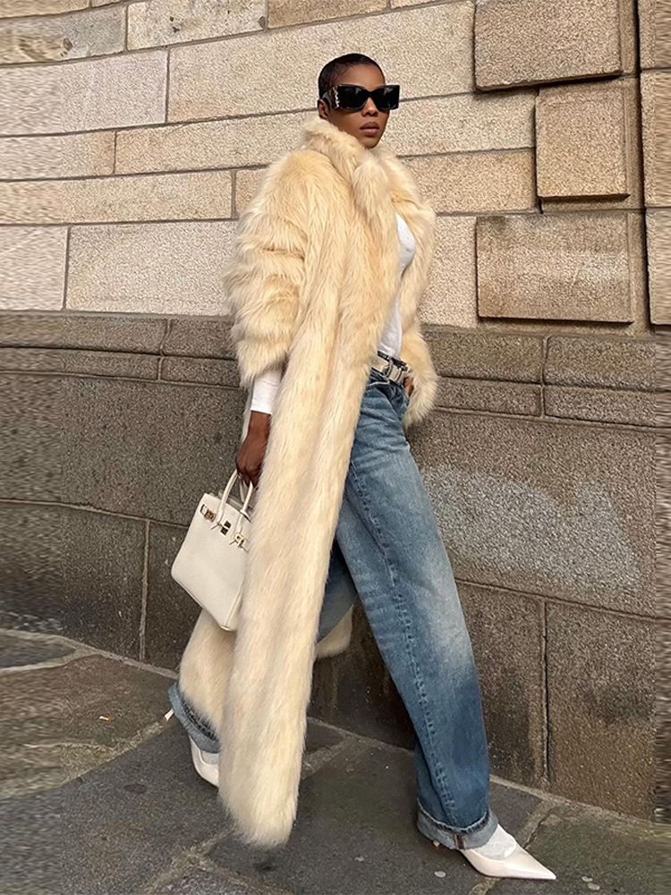 Oversized Cocoon Coat – Minimalist Longline Wool-Blend Overcoat With Dropped Shoulder Silhouette (Black/Yellow, S/M/L For Effortless Urban Layering)_voghion.com